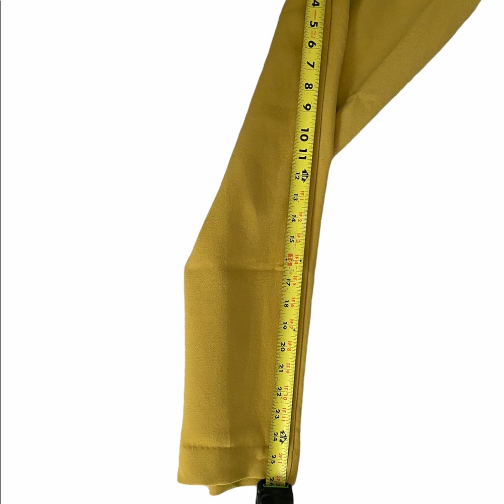 Old Navy Mustard Yellow Harper Mid Rise Ankle Pant - Picture 5 of 9